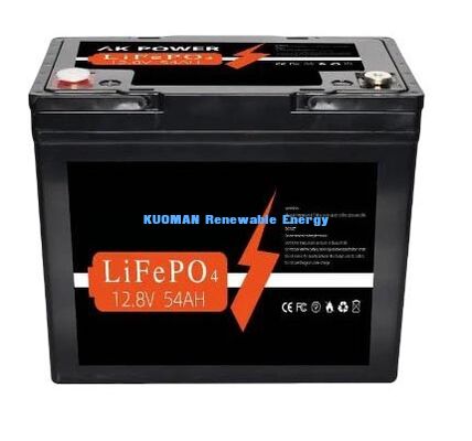 KM Bateria Nova Energia Bateria de lítio 12V 50Ah Ciclos profundos