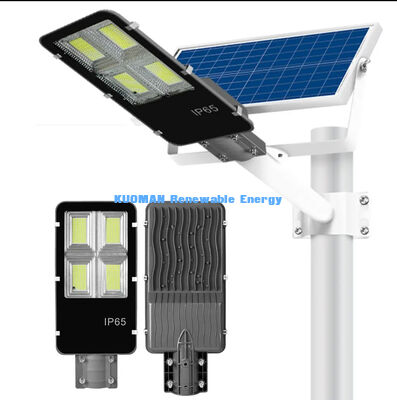 Farol de Rua Solar LED Tudo em Um 100 200 Watts Fonte de Luz Farol Solar