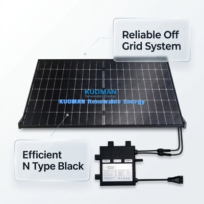 Sistema de módulo solar de 24 volts com 22% de eficiência e IP65 resistência ao clima painel fotovoltaico