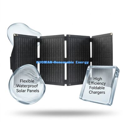 Carregador solar resistente a intempéries de 40W com células IBC de alta eficiência