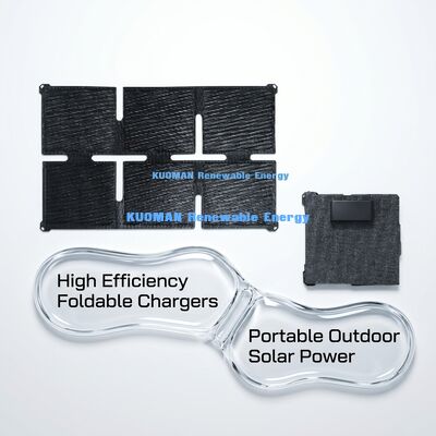 Painel Solar ETFE de 30W com 25% de Eficiência, Resistente às Intempéries e Design Dobrável para Uso Externo