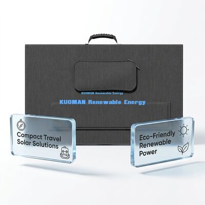 Carregador de painéis solares impermeável IP68 dobrável de 400W para aventuras ao ar livre