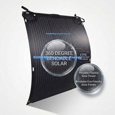 Painel Solar Flexível à Prova d'Água IP68 de Alta Eficiência 360° Dobrável com 24,20% de Eficiência