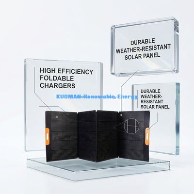 Painel solar flexível de alta potência de 480W com design dobrável e resistente a intempéries para energia portátil