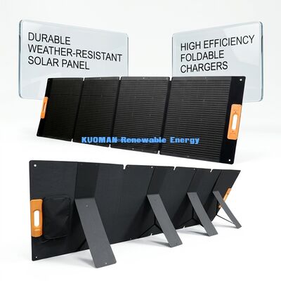 Painel Solar Dobrável à Prova d'Água de 300W Carregador Solar Portátil com Células IBC de Grau A