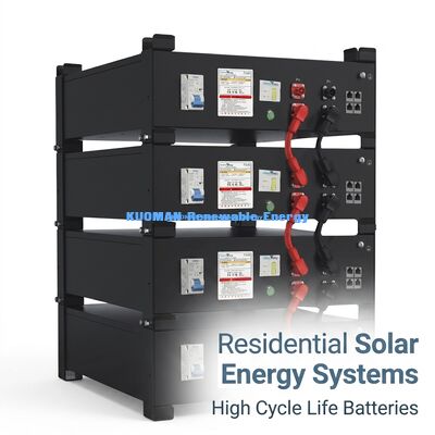 KM Nova Energia 51.2V 100Ah LiFePO4 Bateria de armazenamento de energia doméstica UL9540A UL1973 Certificado para sistemas solares