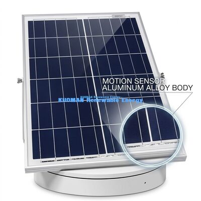 Luz solar de inundação de alto lúmen com classificação à prova d'água IP65 e opção de controle remoto para iluminação externa