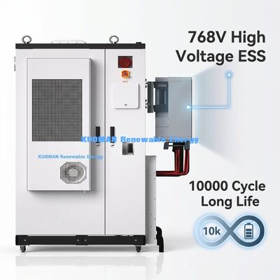 Sistema de Armazenamento de Energia de Bateria Industrial Externo com Bateria de Fosfato de Ferro-Lítio de 107,52 kWh e Classificação IP54