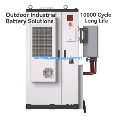 Bateria ESS de armazenamento de energia comercial com capacidade de 215 KWh para barbear o pico e proteção IP65
