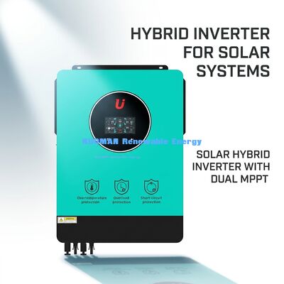 Inverter solar híbrido de 10 kW com 98% de eficiência e proteção tripla para sistemas on/off-grid