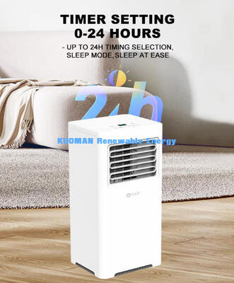 Ar condicionado portátil WIFI 6000BTU Refrigerante somente unidade silenciosa 24H temporizador R32 refrigerante para uso em casa quarto
