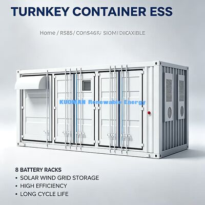 1.106MWh Container Integrado ESS com RS485 TCP/IP Remote Monitoring Microgrid Backup Power