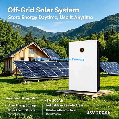 Powerwall 48V 200Ah LiFePO4 Bateria de parede Residencial solução de armazenamento solar