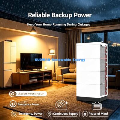 Estaca Vertical Modular Bateria 51.2V Sem rack extra Requerido Sistema de armazenamento de garagem em casa