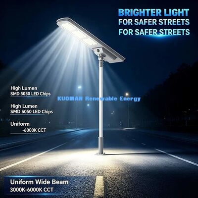 Economia de energia tudo em um Solar Street Light 40W SMD5050 LED lâmpada solar sem custo de eletricidade