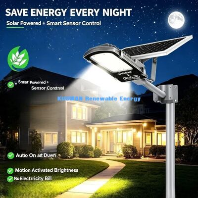 300-500 LED Solar Street Light IP65 Sensor de movimento à prova d'água