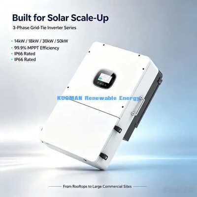 Bateria de lítio de 40 a 60 V compatível com 3 fases Inverter solar híbrido 14 kW