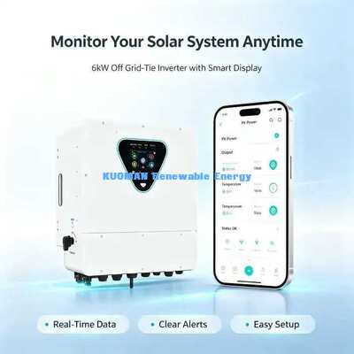 Desligado da rede 6000W Inverter híbrido solar carregador de bateria para sistema solar doméstico