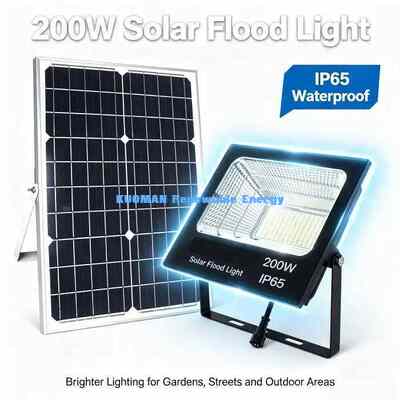 50W-2000W Lâmpada de Inundação Solar Ajustável Lâmpada de Parede Opcional