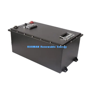KM 72V -100Ah Carrinho de golfe personalizado Bateria LiFePO4 com 8000 ciclos e 7360Wh de energia