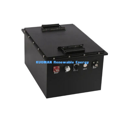 KM 72V -100Ah Carrinho de golfe personalizado Bateria LiFePO4 com 8000 ciclos e 7360Wh de energia