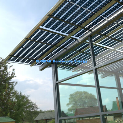 Painel Solar Mono Perc de 540W 550W com Eficiência de 22% e Design de Vidro Sem Moldura