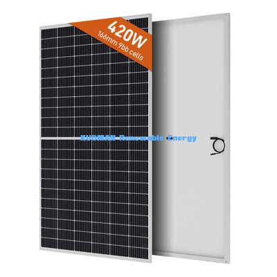 Painel Solar Monocristalino de 300W-400W com Estrutura de Alumínio Anodizado para Alta Eficiência