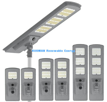 Luz de Rua Solar Tudo-em-Um com Bateria LiFePO4, Controle Inteligente e Alta Eficiência de 220 lm/W