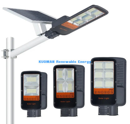 Luz de Rua Solar IP67 à Prova d'Água de 300W-500W com Lâmpada de Rua LED com Sensor de Movimento Inteligente