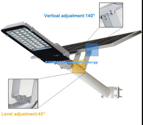 Luz de Rua Solar LED à Prova d'Água IP65 100-500W Personalizável com CCT de 2700-6000K para Iluminação de Jardim e Estrada