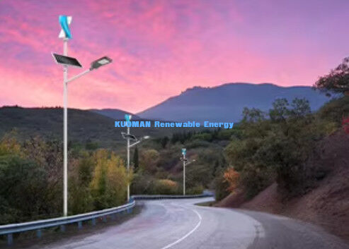 Solar Wind Hybrid LED Street Light IP65 Impermeável com 12 horas * 365 dias Tempo de Trabalho e 100W 150W 200W Opções de Potência