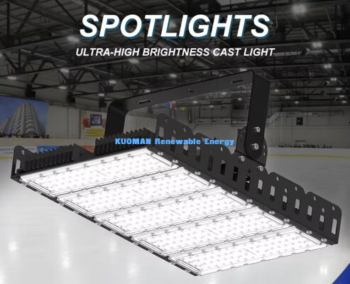 IP65 Iluminação solar de alta luminosidade à prova d'água com comando remoto para iluminação industrial e de túnel