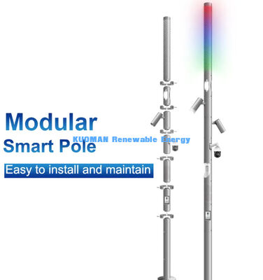 sensores inteligentes solares wifi urbanos para postes de iluminação pública