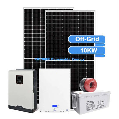 Sistema de Painel Solar de Silício Monocristalino de 10Kw com Resistência à Intempérie IP65 para Armazenamento de Bateria Solar Residencial