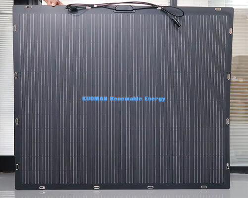 Painel Solar Flexível de 100W para Telhados e Barcos com Cabos - Fornecedores de Painéis Solares