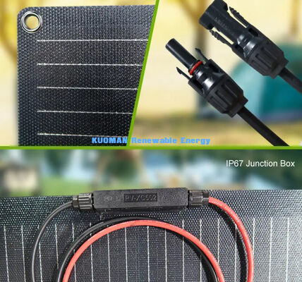 100W 210W IP68 painel solar flexível à prova d'água painel fotovoltaico de filme fino para viagens e habitação