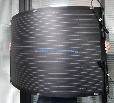 Painel Solar ETFE Flexível de 100W Leve para Viagens de RV e Aventuras ao Ar Livre