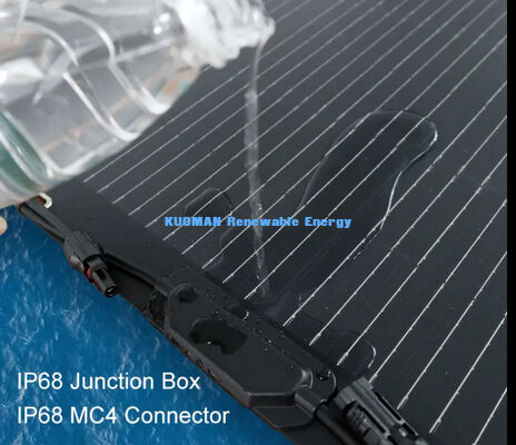 Painel Solar Flexível à Prova d'Água IP68 de Alta Eficiência 360° Dobrável com 24,20% de Eficiência