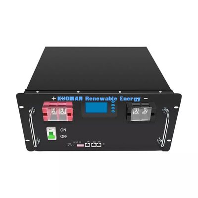 Armazenamento de Bateria Residencial KM 48V 200Ah LiFePO4 com Capacidade de 10,24 kWh e Mais de 8000 Ciclos para Armazenamento de Energia Residencial
