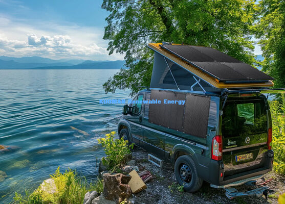Painel Solar Flexível Portátil à Prova de Intempéries de 480W para Camping e Energia Sustentável