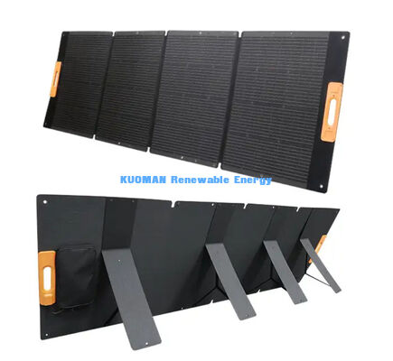 Painel Solar Dobrável à Prova d'Água de 300W Carregador Solar Portátil com Células IBC de Grau A