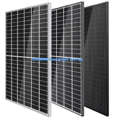 Painel solar monocristalino de células de energia renovável ideal para sistemas off-grid e comerciais