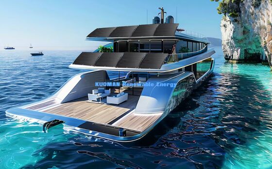 Painel solar dobrável – Design de fibra de carbono para uso em RV/Marítimo/Off-Grid