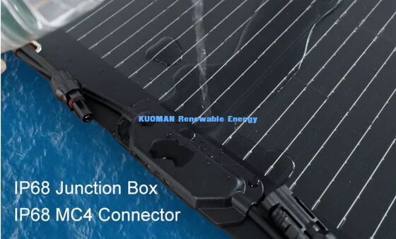 Painel Solar Flexível Curvável Revestido de ETFE de 100W para Montanhismo e Overlanding
