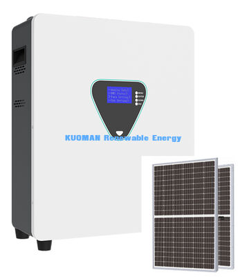 Bateria de armazenamento de energia solar LiFePO4 montada na parede com 6000 ciclos e 25,6/51,2 V para backup doméstico