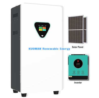 Sistema de Bateria Solar Híbrida LiFePO4 de 51.2V 300Ah com 6000 Ciclos para Energia de Emergência Residencial Off-Grid