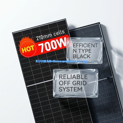 700W painel solar monocristalino IP65 Modulo fotovoltaico resistente a intempéries 1722x1134x30mm