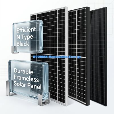 Painel solar de 500W-600W com 22% de eficiência e resistência a intempéries IP65 para produção de energia industrial