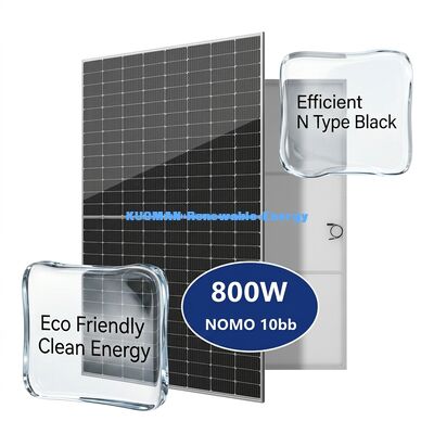 Painel Solar Fotovoltaico Personalizado de 800W e 48 Volts com Baixa Degradação e Alta Eficiência