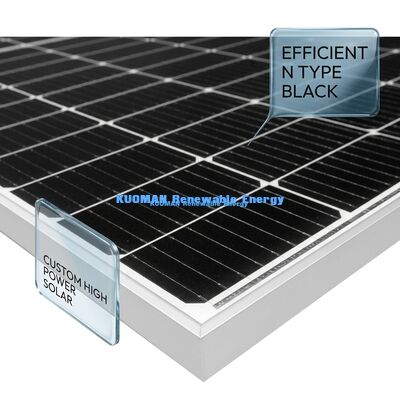 Painel Solar de Alta Corrente de 25A com 22% de Eficiência e Resistência às Intempéries IP65 para Sistemas Off-Grid e Comerciais